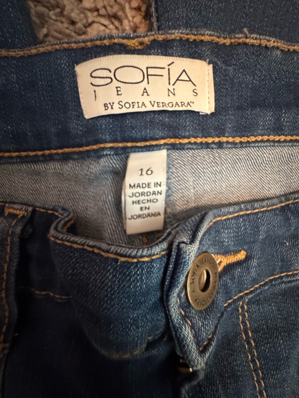 Sofia Jeans Sofia Vergara Luisa Wide Leg Jeans Blue Denim - Picture 5 of 6